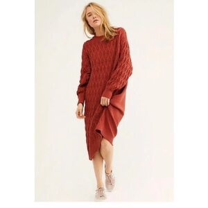 FREE PEOPLE NICOLE TERRACOTTA DRESS